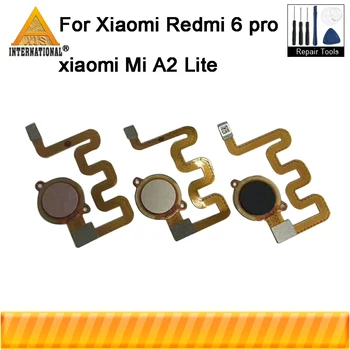 Original Axisinternational Za Xiaomi Redmi 6 Pro Redmi 6 Pro Optični Bralnik Prstnih Flex Kabel Za Xiaomi Mi A2 Lite Z Orodji,