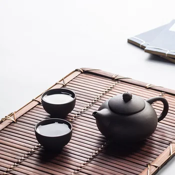 Verodostojno Yixing Čajniki Ročno Kitajski Kung Fu Čaj Pot Majhne Vijolične Barve Gline Čaj Nastavite Grelniki Vode Padec Ladijskega Prometa