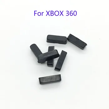 100 KOZARCEV Zamenjava Črne Gume Noge, Črn za XBOX360 Slim Ohišje Primeru Gume Kritje