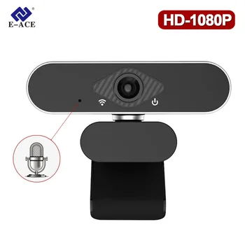 Webcam 1080P HD WebCam Kamero USB 2.0 Plug and Play Spletna Kamera 360° Vrtljivost spletno Kamero, Mikrofon, Wab Kamero Za PC