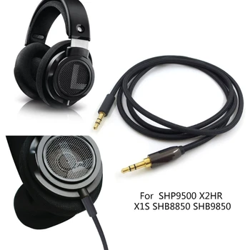 2020 Nove Nadomestne 3.5 mm Jack Stereo Najlon Slušalke Avdio Kabel Za Philips SHP9500 X2HR X1S SHB8850 SHB9850