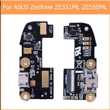 Za Asus zenfone 2 ZE551ML Z550ML polnjenje prek kabla USB spojnik Mikrofona vmesnik jack odbor rezervnih Delov
