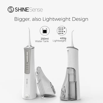 ShineSense SIO200 Vode Flosser Zobni Ustni Irrigator Beljenje Zob zobna Nitka za ponovno Polnjenje Nepremočljiva s Potovalno Torbo za xiaomi