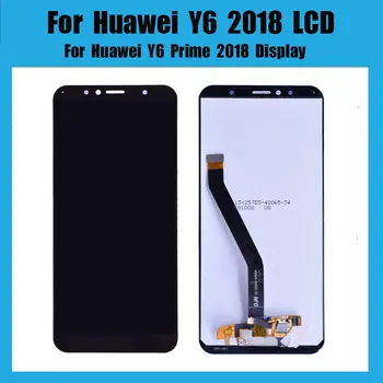 Za Huawei Y6 2018 LCD-Zaslon ATU L31 L21 LX1 L42 Zaslon na Dotik Za Huawei Y6 Prime 2018 Zaslon Z Okvirjem