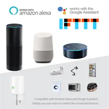 EU Smart Plug 10A/16A Wifi Smart Vtičnico Tuya Smart Življenje App Wifi Plug Delo Z Alexa Google Domov Mini IFTTT Za Android IOS