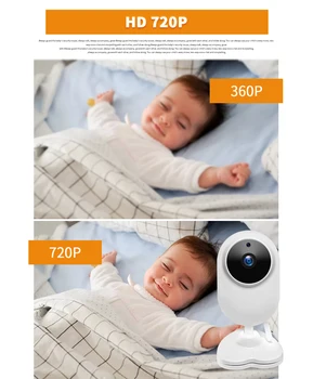 INQMEGA Bab Eletronica Babyfoon Brezžični Video Babyphone Baby Monitor 4.3 Palčni digitalni Fotoaparat Night Vision Nadzor Temperature