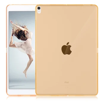 Za iPad 10.2 2019 Primeru, Pregleden Mehko TPU Silikon Cover za iPad 10.2 2019 7. A2200 A2198 A2232 A2197 Zraka 3 10.5 2019