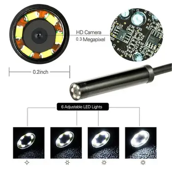 5.5/7mm Endoskop Fotoaparat Prilagodljiv IP67 Nepremočljiva Micro USB PC Zvezek Za Android Nastavljiv Pregled Borescope Fotoaparat Y4G8