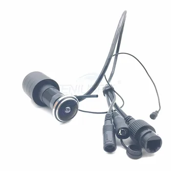 Onvif Vrata Oči Luknjo Varnosti 1080P HD 1.78 mm Objektiv Wide Angle FishEye CCTV Omrežja Mini Luknjo Vrata WifI IP Kamera P2P TF Kartica