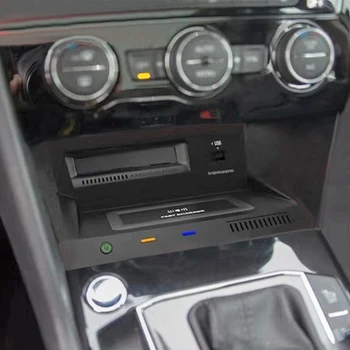 10W avto QI brezžično polnjenje telefona polnilnik za polnjenje tablice dodatki za VW Tiguan MK2 Allspace Tharu 2017 2018 2019 za iPhone