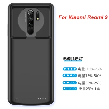 Araceli 6800 Mah Za Xiaomi Redmi 9 Baterije, Ohišje Telefona, Baterije, Polnilnika Primeru Moč Banke Za Reimi 9 Baterije Primeru