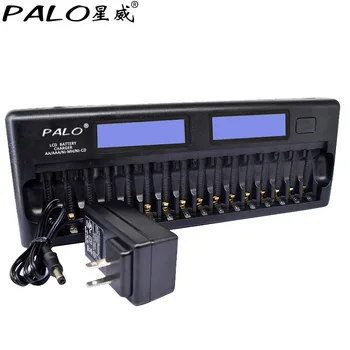 PALO NC32 12/16 Reža Zaslon LCD Smart Baterije Hitro Polnilnik Več Zaščito Smart KTV Mikrofon Baterija Polnilnik Ni Baterija