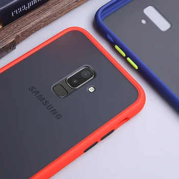 Težko PC Odbijača Zaščitna Ohišje Za Samsung Galaxy J8 2018 Mat Prosojen Zadnji Pokrovček Za Samsung J2 J4 J5 J6 J7 M20 M30 M40