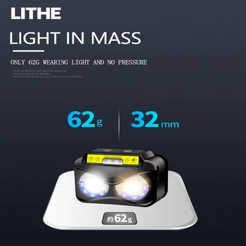 3000LM Super Svetla Močan Smerniki USB Polnilna LED Žaromet Telo Senzor Gibanja Svetilka Kampiranje Pohodništvo, Ribolov Svetlobe