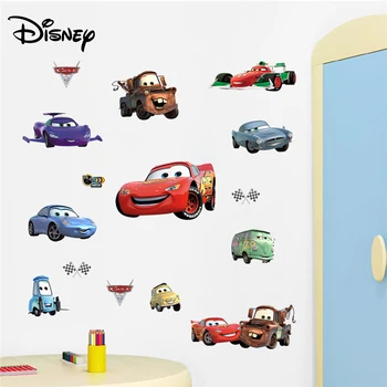 Disney Avtomobilov, Nalepke Otroci Soba, Spalnica Nalepke Izmenljive Nepremočljiva Okoljska Plaketa