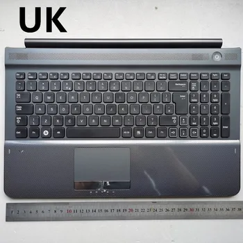 UK Siva barva nov laptop tipkovnici z sledilno podpori za dlani za Samsung RC510 RC520 BA75-02836A