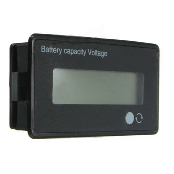12V/24V/36V/48V 8-70V LCD Kisline Vodi Litij-Zmogljivost Baterije Indikator Digitalni Voltmeter