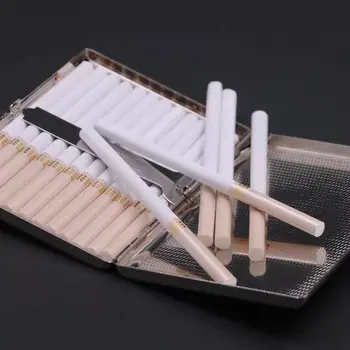 2020 novi visoki kakovosti, ultra-tanek 12-delni cigaret primeru in izvrstno darilo box kovinski dolgo cigareto primeru cigaret dodatki