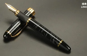 JINHAO X450 napredno nalivno pero 18K GP Nib črnilo, pero 23 barv lahko izbirajo embalaže z black torbica pen je vroče, prodaja