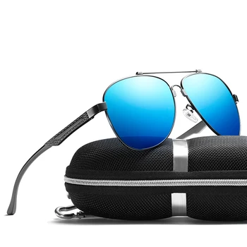 Klasična Polarizirana Kovinski Vožnjo sončna Očala Moški Moški Premaz Sunglass UV400 Odtenki Očala Oculos de sol