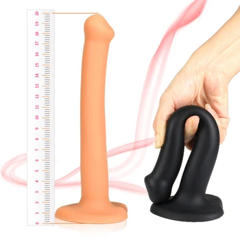 Živali Dildo Veliki, Mehki Penis Sex Igrače za Ženske Vagine Analni Masturbator Sesalni Big Dick Nekaj Spogleduje Nemoteno Analni Čepi