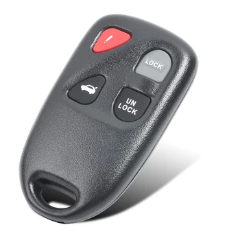 Keyecu Zamenjate Daljinski Ključ Lupini Primeru Fob 4 Gumb za Mazda FCC: KPU41805 KPU41777 KPU41701 (SAMO LUPINA)