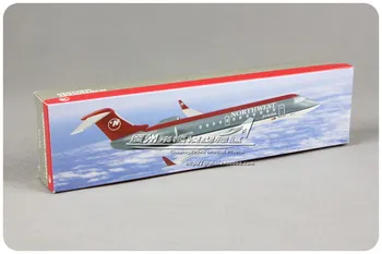 Ameriški Northwest Airlines NWA Jet Airlink CRJ-200 1: 100 Plastičnih Sestavljeni Model Letala 28 cm za Kolektivno letalo model