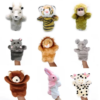 Srčkan Živali panda Strani Lutkovno Marioneta medvedek Lutkovno Lutke, Kostume Plišastih Ročna Lutka Lutke igrače za otroke DR21