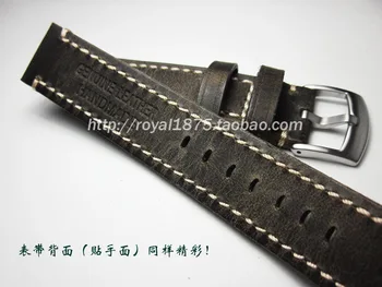 18 mm 19 mm, 20 mm, 22 mm, italijanske noro horseskin Usnjeni trak Watch pasu visoko kakovost Traku letnik watchband debele Priložnostne manžeta