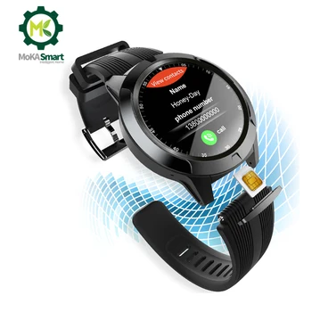 Pametno gledati moški Nepremočljiva kartice Sim Telefon watch GPS šport snemanje Kompas Srčnega utripa, števec korakov Bluetooth klic smartwatch android