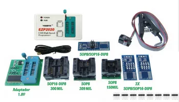 EZP2020 High Speed USB SPI Programer + 7 Adapter Bolje kot EZP2013 EZP2010 2011Support 24 25 26 93 EEPROM 25 Flash) Bios