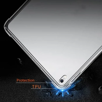 3 mm Ultra Tanek Silikonski ShockProof Anti-pade zračna blazina Odbijača Primerih Za iPad Air4 iPad8 2020 Nazaj Pregleden Primeru Zajema