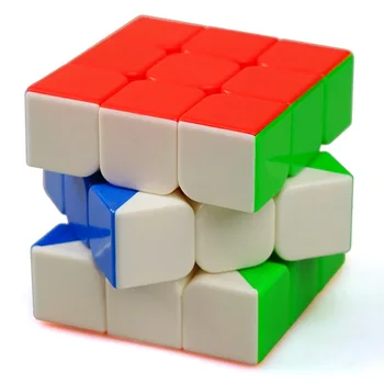 YONGJUN YJ Ruilong Stickerless 3x3x3 Magic Cube Hitrost Puzzle 3*3 Hitrosti Kocka Izobraževalne Magico Cubo izobraževalne Igrače, Darila, 55mm
