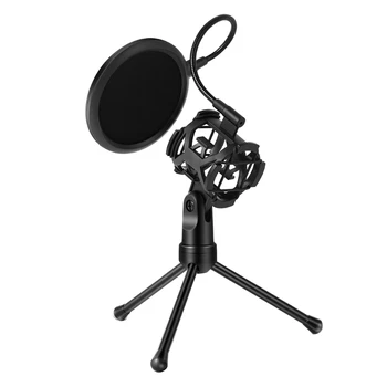Mikrofon Pop Filter Držalo za Palico Namizno Stojalo Stojalo Anti-Spray Čisti Komplet PS-2 ABS + Kovina Jy30 20 Dropship