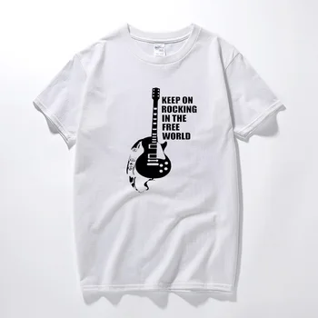 Vztrajati na Brani v Svetu brez majica Neil Young Pearl Jam Svet brez Tshirt Novih Poletnih Vrh Bombaž majica s kratkimi rokavi Moški Euro Velikost