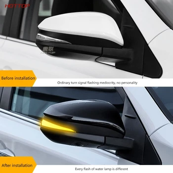 Za Toyota RAV4 2019 2020 Stran Ogledalo Svetlobe Strani Krilo Ogledalo LED Dinamični Rearview Vključite Opozorilne Luči Avtomobila