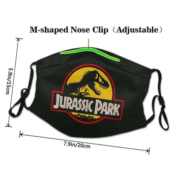 2020 Novo Jurassic Svetu Usta Masko Oprati Ponovno Pm 2.5 Serviser Gothic Otroci Masko Jurassic Park, po Meri Ženske/moški Masko Usta