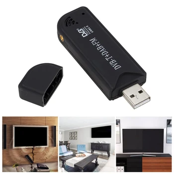 USB 2.0 Digitalni TV-Stick Mini Sprejemnik SDR Video Ključ DVB-T DAB FM Antena za uporabo v Gospodinjstvu Televizije Igranje Dekoracijo