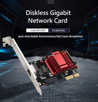 1000Mbps PCI Express omrežno kartico Gigabit Ethernet PCI-E Omrežna Kartica Pretvornik Omrežni Krmilnik Najnovejši LAN Adapter, Vgrajen