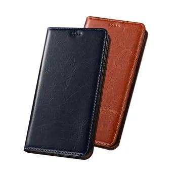 Nori Konj Cowhide Usnje Magnetni Telefon Primeru Kartic Pocket Za Samsung Galaxy A90 A80 A70 A60 A50 A40 A30 A20 A10 Flip Pokrov
