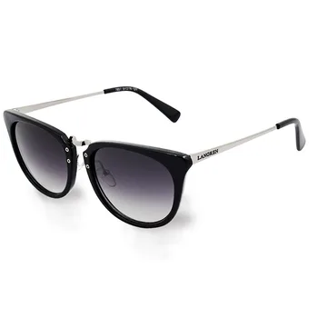 TAGION Moda Mačka Oči, Plastični Okvir za Očala, Za Ženske, za Moške UV400 sončna Očala Črna Rjava Očala