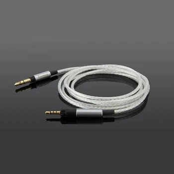 Zamenjava Kabla za Sennheiser HD598 HD558 HD518 HD598se Slušalke Slušalke Slušalke 3.5 mm Do 2,5 mm Silver Plated Avdio Kabli