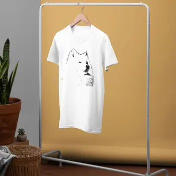 Pes Samoyed T Shirt Samoyed T-Majica Bombaž Natisniti Tee Majica Kratek Rokav Plus velikost Mens Super Tshirt