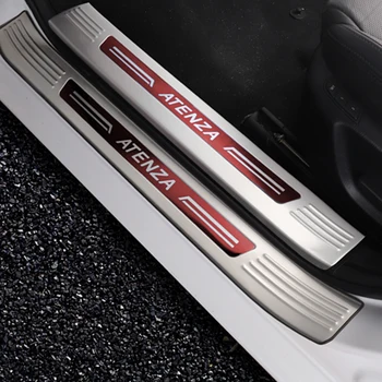 Visoko Kakovostnega Nerjavečega Jekla izvažajo tablice vrata polico Trim Za Mazda 6 atenza-2019 Avto Oprema Avto Styling