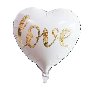 10pcs 18 inch G. Gospa bela Folija baloni za svate Poročne Nevesta, ki se Ukvarjajo Stranka Zraka Globos Poročno dekoracijo Trebušaste