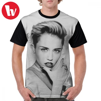 Miley Cyrus T Shirt Miley Cyrus T-Shirt Zabavno Poliester Grafični T Shirt Mens 4xl Poletje Grafični Kratkimi Rokavi Tshirt