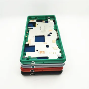 Original Za Sony Xperia Z3 Kompakten Z3 mini D5803 D5833 Ohišje pokrov plošče spredaj faceplate Sredini Plošče Sredini okvirja
