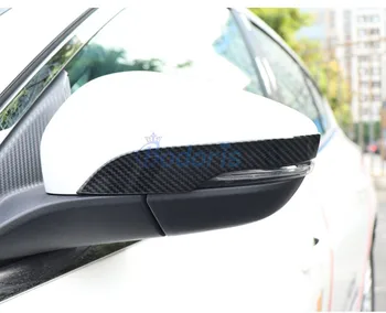 Za Ford Focus 2019 2020 Mk4 Ogljikovih Vlaken Barve Rearview Mirror Trim Vrata Pogled Od Zadaj Stražar Plošča Pokrov Avto Styling Dodatki