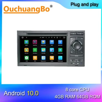 Ouchuangbo android 10 radio, gps diktafon za gallardo 2009 2010 2011 s 7 palčni GPS, video predvajalnik, 4 GB, 64 GB