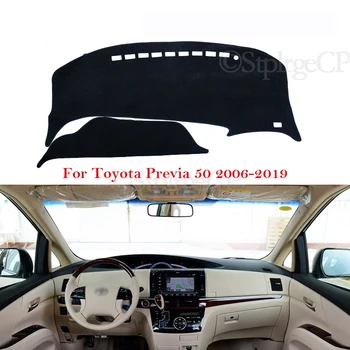 Nadzorna plošča Pokrov Zaščitni Ploščici za Toyota Previa 50 2006~2019 XR50 Estima Tarago Pribor, Armatura Odbor Dežnik Preprogo Anti-UV